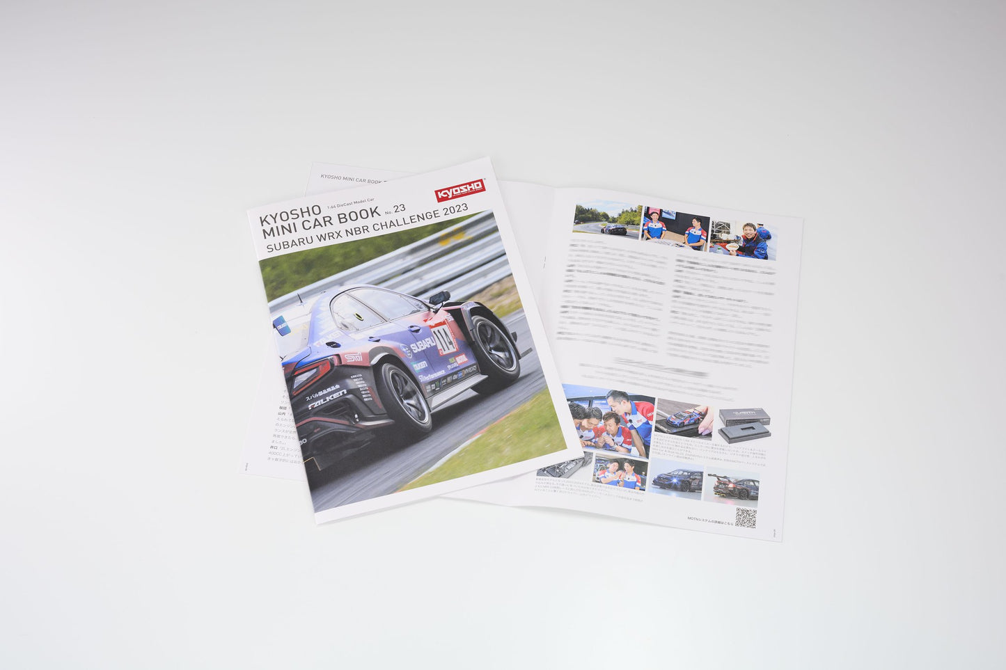 KYOSHO MINICAR BOOK 1/64 SUBARU WRX NBR2024 with LED (Compatible with  MOTN LED BASE SYSTEM) 07129N24E