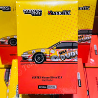 TARMAC WORKS GLOBAL64 1/64 VERTEX Nissan Silvia S14 Hai Dudu IDE 2024 Special Edition T64G-018-DUDU