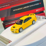 MOTORHELIX 64SENIOR SERIES 1/64 Mitsubishi Lancer Evolution IV Yellow M64007