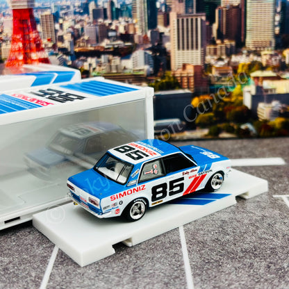 TARMAC WORKS HOBBY64 1/64 BRE Datsun 510 Trans-Am 2.5 Championship 1972 Bobby Allison with container T64-052-BRE85