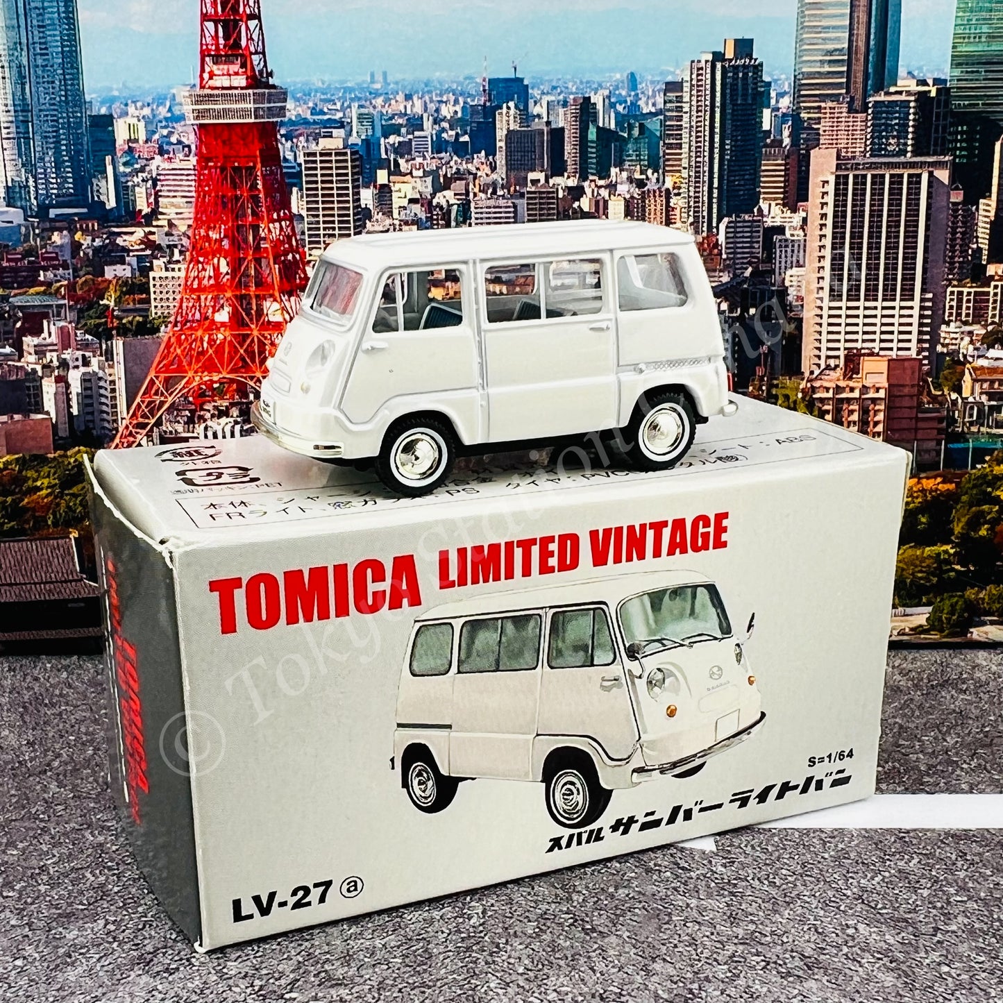 TOMYTEC TLV 1/64 SUBARU SAMBAR LV-27a