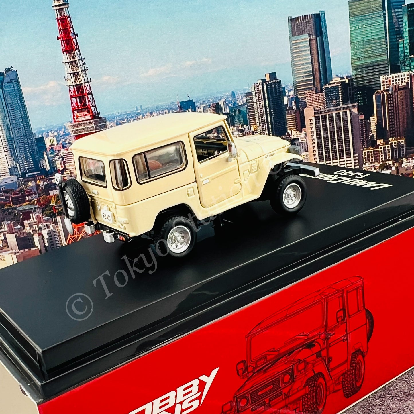 HOBBY FANS 1/64 Toyota Land Cruiser FJ40 Beige HF64-FJ40-03BG