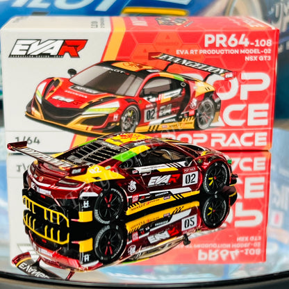 POPRACE 1/64 Honda NSX GT3 Evo22 - EVA RT Production Model-02 PR640108