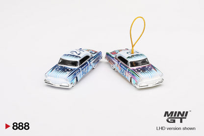 MINI GT 1/64 Lincoln Capri Christmas Hot Rod by Tim Sadchikov 2024 Christmas Edition MGT00888-L