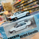 BM Creations 1/64 Toyota Corolla 1996 AE100 -White with Black Bumper LHD 64B0364