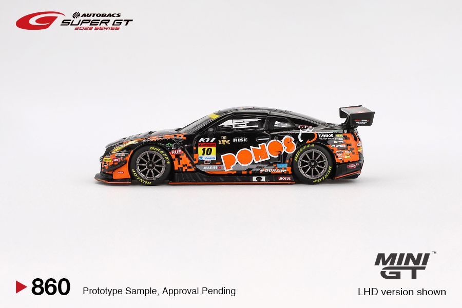 MINI GT 1/64 Nissan GT-R NISMO GT3 #10 "PONOS GAINER GT-R" GAINER  2023 SUPER GT SERIES MGT00860-BL
