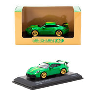 MINICHAMPS64 1/64 Porsche 911 (992) GT3 Python Green 643061007 (Limited Production 1200 pcs)