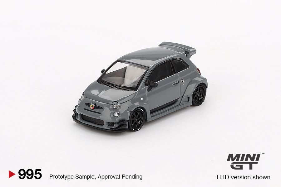 MINI GT 1/64 Abarth 595 LB-WORKS x Abas Works – Grey MGT00995-BL