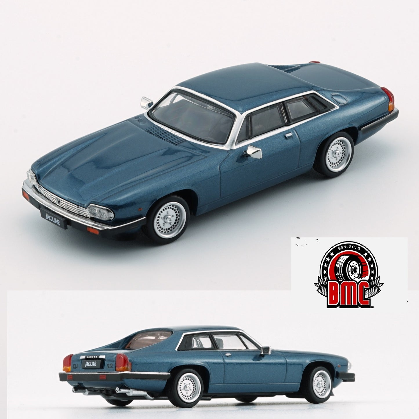 BM CREATIONS 1/64 Jaguar 1984 XJS Cobalt Blue LHD 64B0159