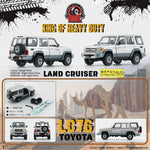 BM Creations 1/64 Toyota Land Cruiser LC76 - Silver (LHD) 64B0349