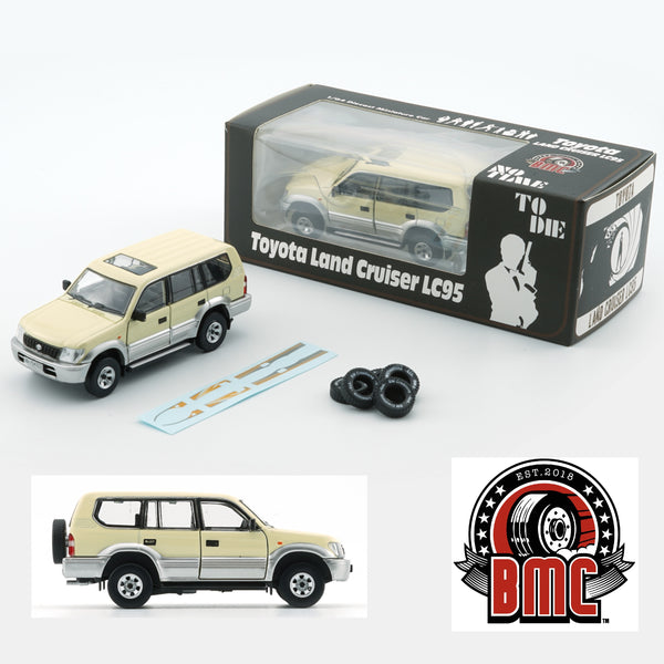 PREORDER BM Creations 1/64 Toyota Land Cruiser Prado LC95 - Ivory 007 (RHD) Movie Edition 64B0356 (Approx. release in Q1 2025 and subject to the manufacturer's final decision)