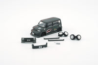 BM Creations 1/64 Toyota 2000 bB - Matte Green + P40 Tiger Pattern RHD Limited Edition 64B0382