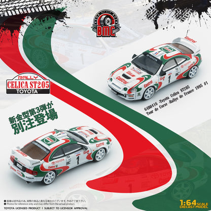 BM Creations 1/64 Toyota Celica ST205 -Tour de Corse - Rallye de France 1995 LHD #1 (Castrol) 64B0416