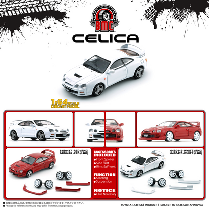 BM Creations 1/64 Toyota Celica GT Four -White (LHD) 64B0420 (Paper Box)