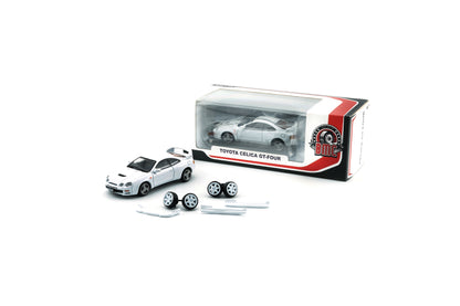 BM Creations 1/64 Toyota Celica GT Four -White (LHD) 64B0420 (Paper Box)