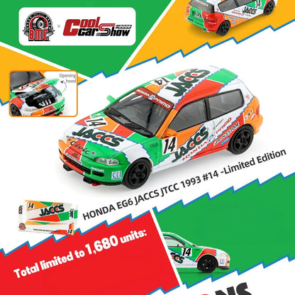 PREORDER BM Creations 1/64 HONDA EG6 - JACCS RHD 64B0480 (Approx. release in Q3 2026 and subject to the manufacturer's final decision)