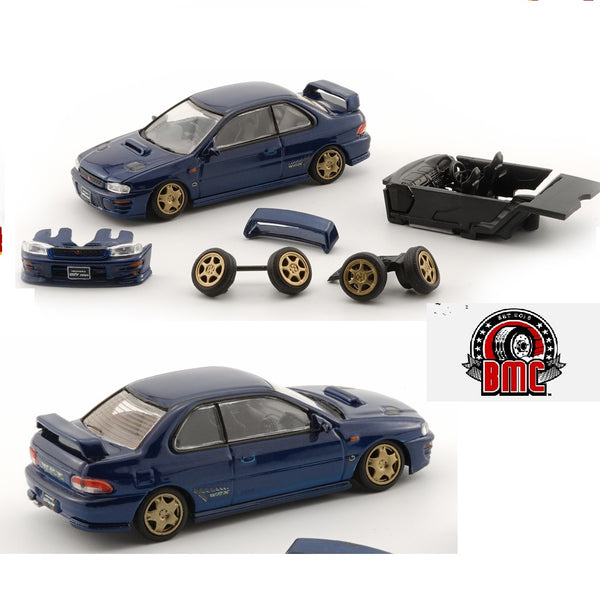 BM CREATIONS 1/64 Subaru Impreza WRX GC8 TYPE-R BLUE LHD 64B0260 ...