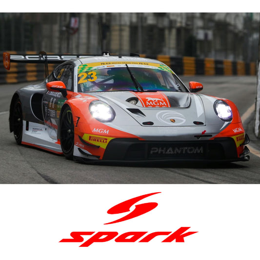 PREORDER SPARK 1/64 Porsche 911 GT3 R (992) No.23 Phantom Global Racing Macau GT Cup - FIA GT World Cup 2025 Dorian BOCCOLACCI 64S118 (Approx. Release Date : Q3 2026 subject to the manufacturer's final decision)