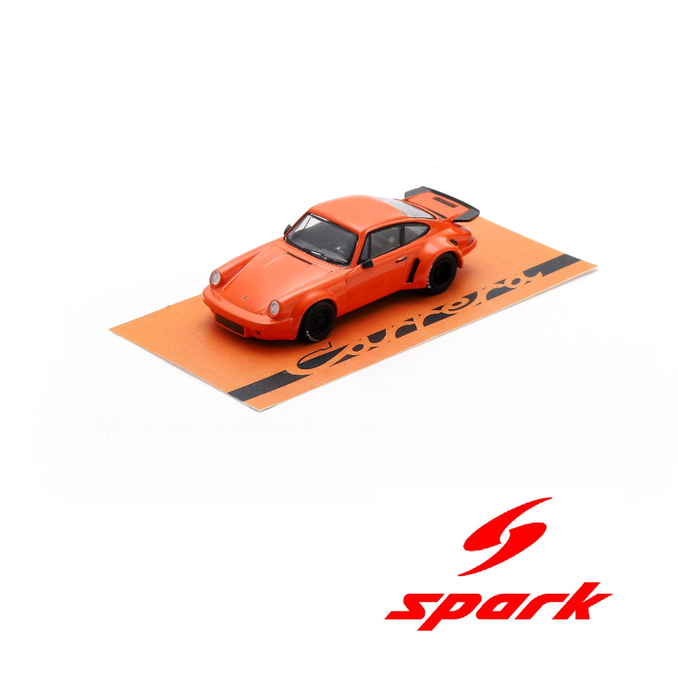 PREORDER SPARK 1/64 Porsche 911 3.0 RSR (Jagermeister orange with black wheels) 64SP007-D (Approx. Release Date : Q2 2026 subject to the manufacturer's final decision)