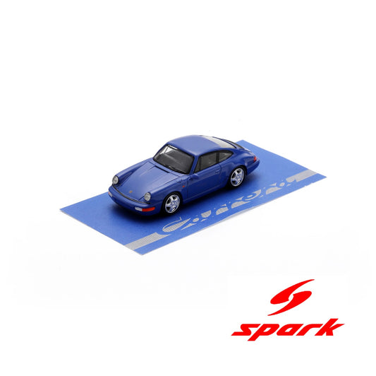 PREORDER SPARK 1/64 Porsche 911(964) 3.6 RS (Maritime blue with silver wheels) 64SP007-E (Approx. Release Date : Q2 2026 subject to the manufacturer's final decision)