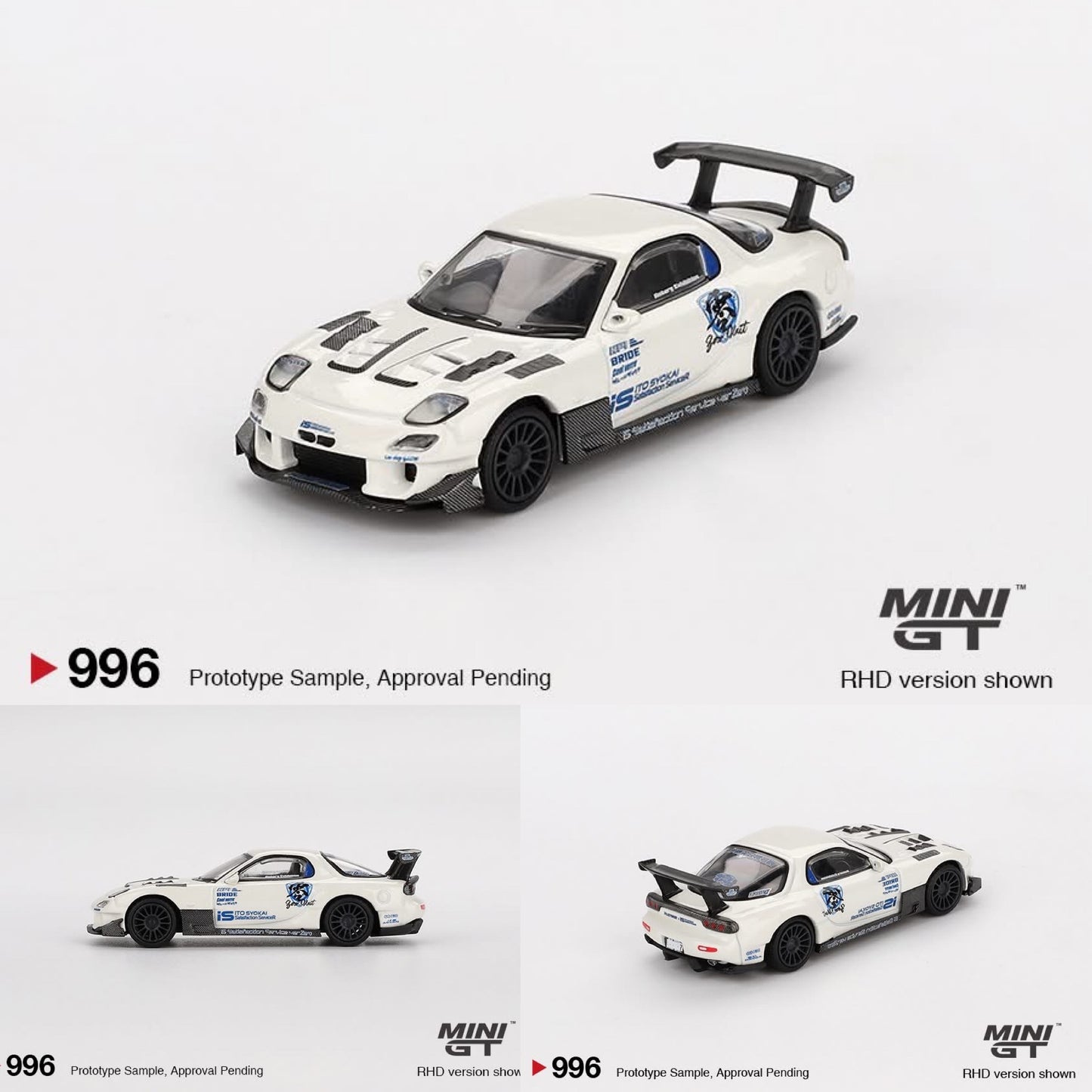 MINI GT 1/64 Mazda RX-7 (FD3S) Itosyoukai Rei-gouki with RE Amemiya MGT00996-BL
