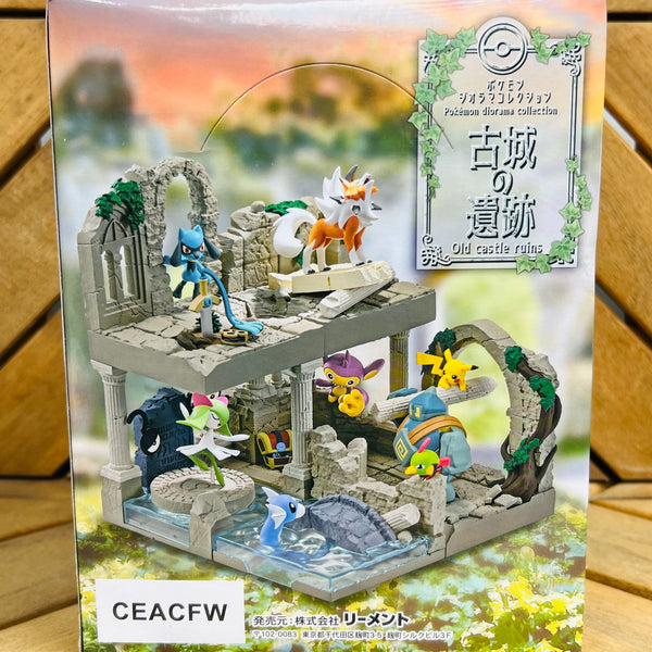 RE-MENT Pokemon Diorama Collection - Old Castle Ruins - Complete set of 6