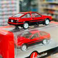 J-Collection 1/64 Toyota Sprinter Trueno (AE86) Red/Black JC64-001-RD