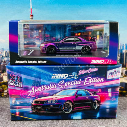INNO64 1/64 NISSAN SKYLINE GT-R (R34) Z-Tune "ENDGAME" Australia Special Edition IN64-R34ZT-ENDGAME
