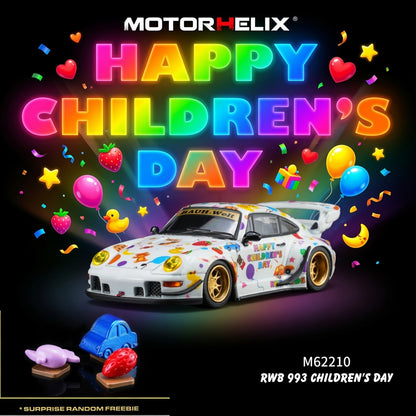 MOTORHELIX 1/64 RWB 993 Children’s Day Limited Edition M62210