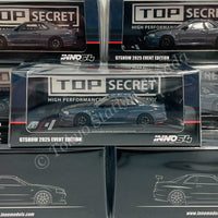 INNO64 1/64 NISSAN SKYLINE GT-R (R34) "TOP SECRET" GTSHOW 2025 EVENT EDITION IN64-R34TS-GTSHOW25 ** Limit ONE per customer **