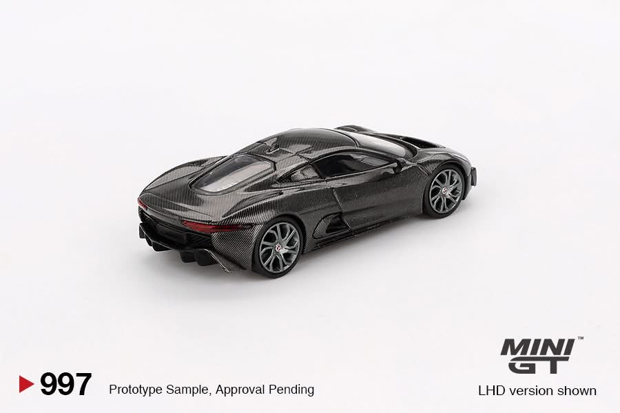 MINI GT 1/64 Jaguar C-X75 Test Car – Black MGT00997-BL