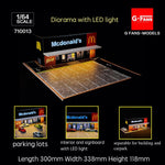 G-FANS 1/64 Diorama with LED Light McDonald's (Old Version) 710013