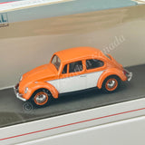 Schuco 1/64 VW Beetle 2-Tone White / Orange 452037700