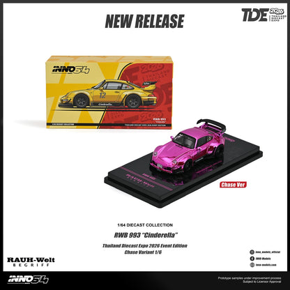 INNO64 RWB993 CINDERELLA TDE 2026 IN64-RWB993-TDE26 **Chase cars are randomly packed**