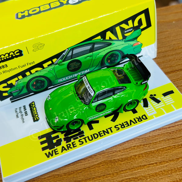 Tarmac Works HOBBY64 1/64 RWB 993 Rough Rhythm Fuel Fest Student Drive –  Tokyo Station