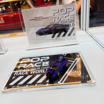 POPRACE 1/64 LAMBORGHINI COUNTACH LPI 800-4 Special Edition in Shimmery Viola Pasifae HONG KONG TOYCAR SALON 2025 PR640293