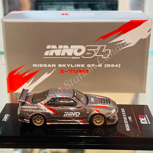 INNO64 1/64 NISSAN SKYLINE GT-R (R34) Z-Tune Indonesia Diecast Expo 2024 Exclusive Edition