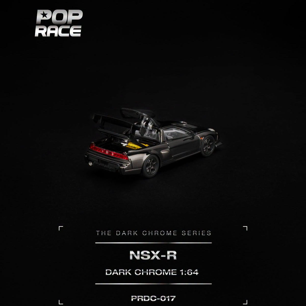 PREORDER POPRACE 1/64 NSX-R DARK CHROME PRDC017 (Approx. Release Date: Q2 2027 and subject to the manufacturer's final decision)