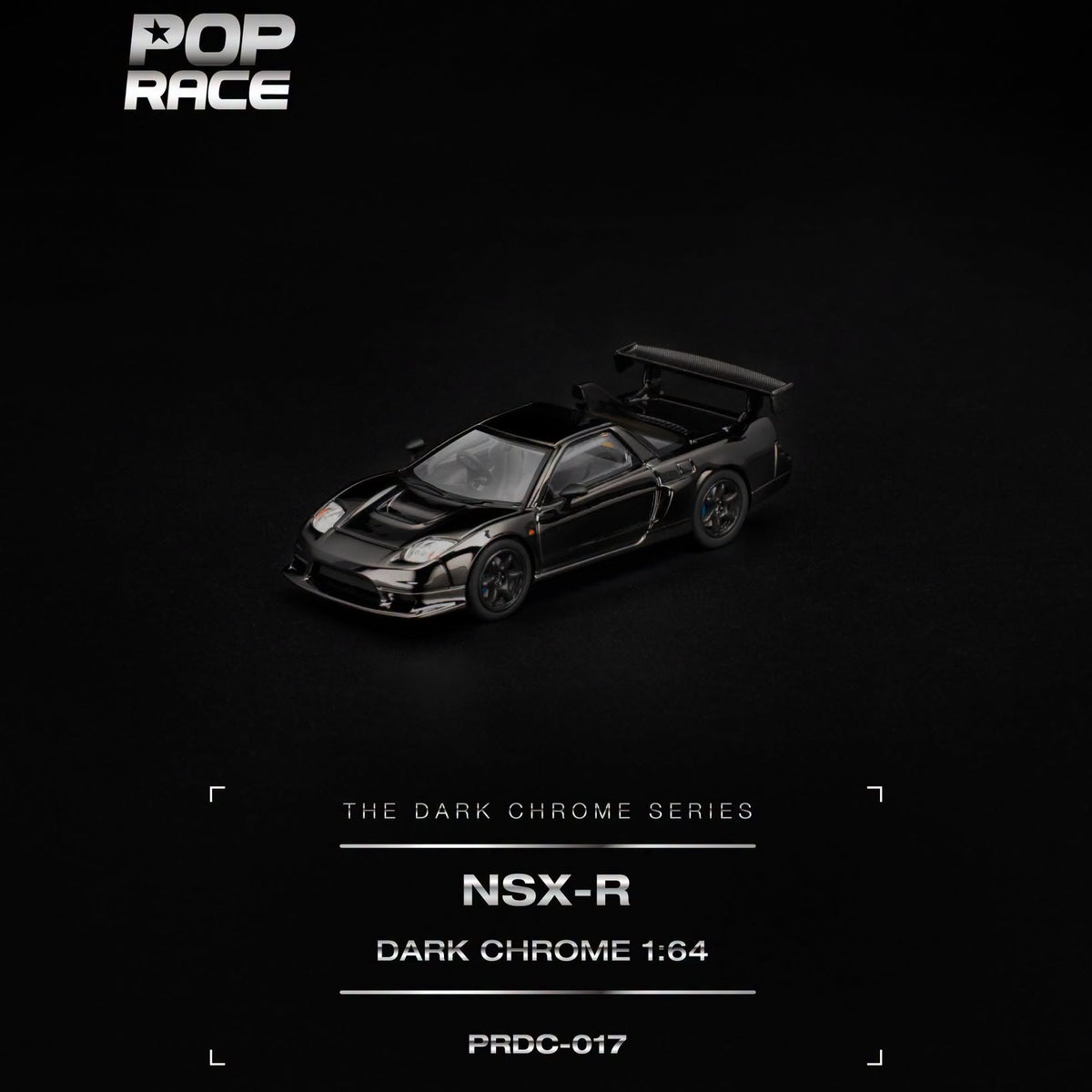 PREORDER POPRACE 1/64 NSX-R DARK CHROME PRDC017 (Approx. Release Date: Q2 2027 and subject to the manufacturer's final decision)