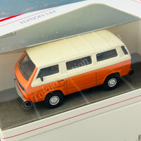 Schuco 1/64 VW T3 Luxus Bus 2-Tone Beige / Orange 452037800