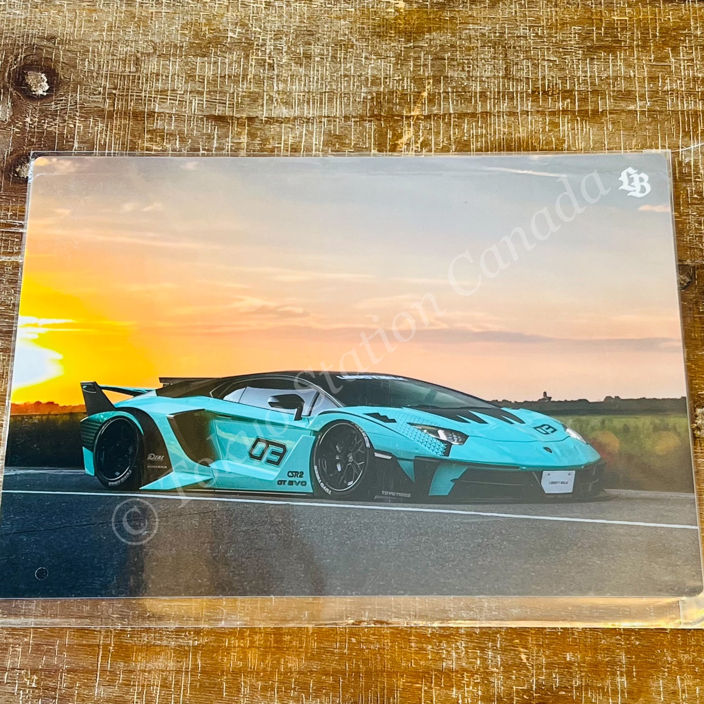LIBERTY WALK JAPAN Plastic Sheet - LB Silhouette WORKS EVO Aventador (SI140)