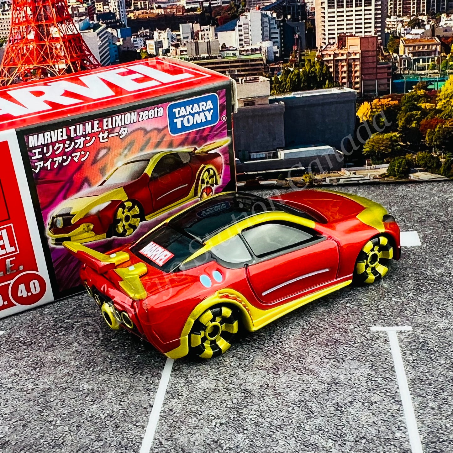 TOMICA MARVEL T.U.N.E. Evo 4.0 ELIXION zeeta Iron Man