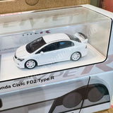 MODEL 1 1/64 Honda Civic Type R FD2 White C33322