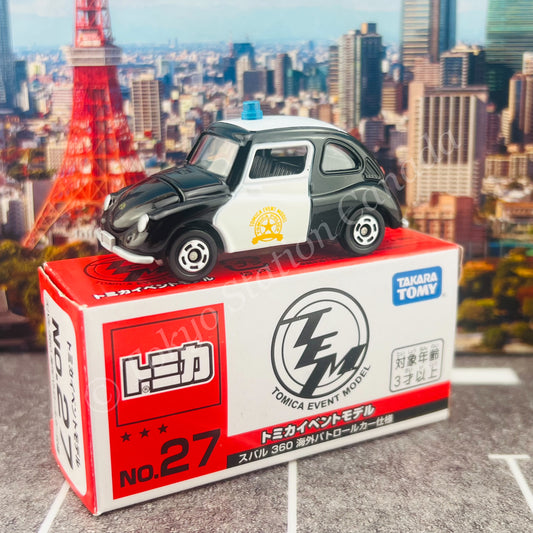 TOMICA EVENT MODEL Subaru 360 Oversea Patrol Car