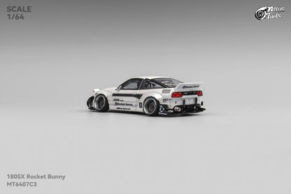 Micro Turbo 1/64 180SX Rocket Bunny - Metalic White MT6407C3