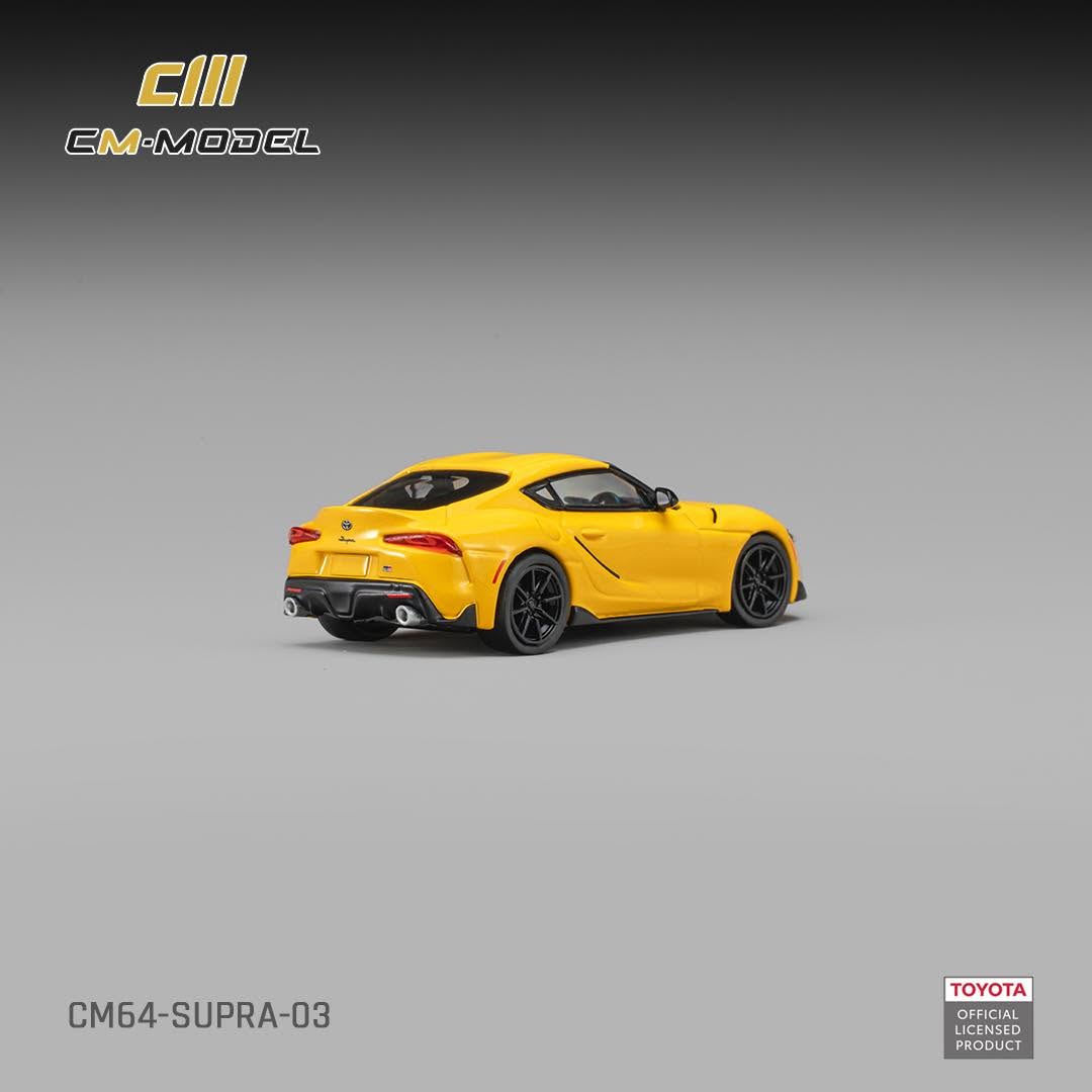 PREORDER CM MODEL 1/64 Toyota GR Supra Nitro Yellow CM64-Supra-03  (Approx. Release Date : Q1 2027 subject to manufacturer's final decision)