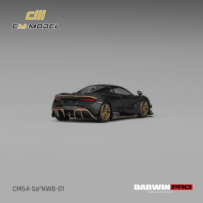 PREORDER CM MODEL 1/64 DarwinPRO 720SE²NWB MattBlack  CM64-Se2NWB-01  (Approx. Release Date : Q1 2027 subject to manufacturer's final decision)