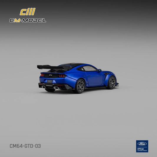 PREORDER CM MODEL 1/64 Ford GTD Lightning Blue with Vivid Black Hood CM64-GTD-03  (Approx. Release Date : Q1 2027 subject to manufacturer's final decision)