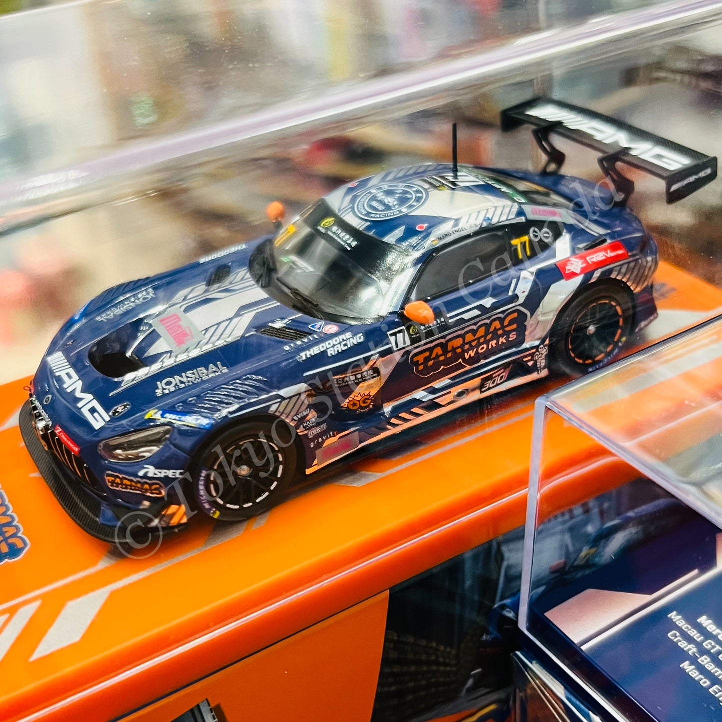 TARMAC WORKS HOBBY43 1/43 Mercedes-AMG GT3 Macau GT Cup 2022 Winner Craft-Bamboo Racing Maro Engel  T43-023-22MGP77