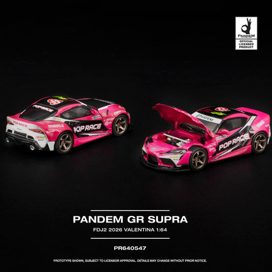 PREORDER POPRACE 1/64 PANDEM GR SUPRA FDJ2 VALENTINA PIAZ  PR640547 (Approx. Release Date: Q2 2027 and subject to the manufacturer's final decision)